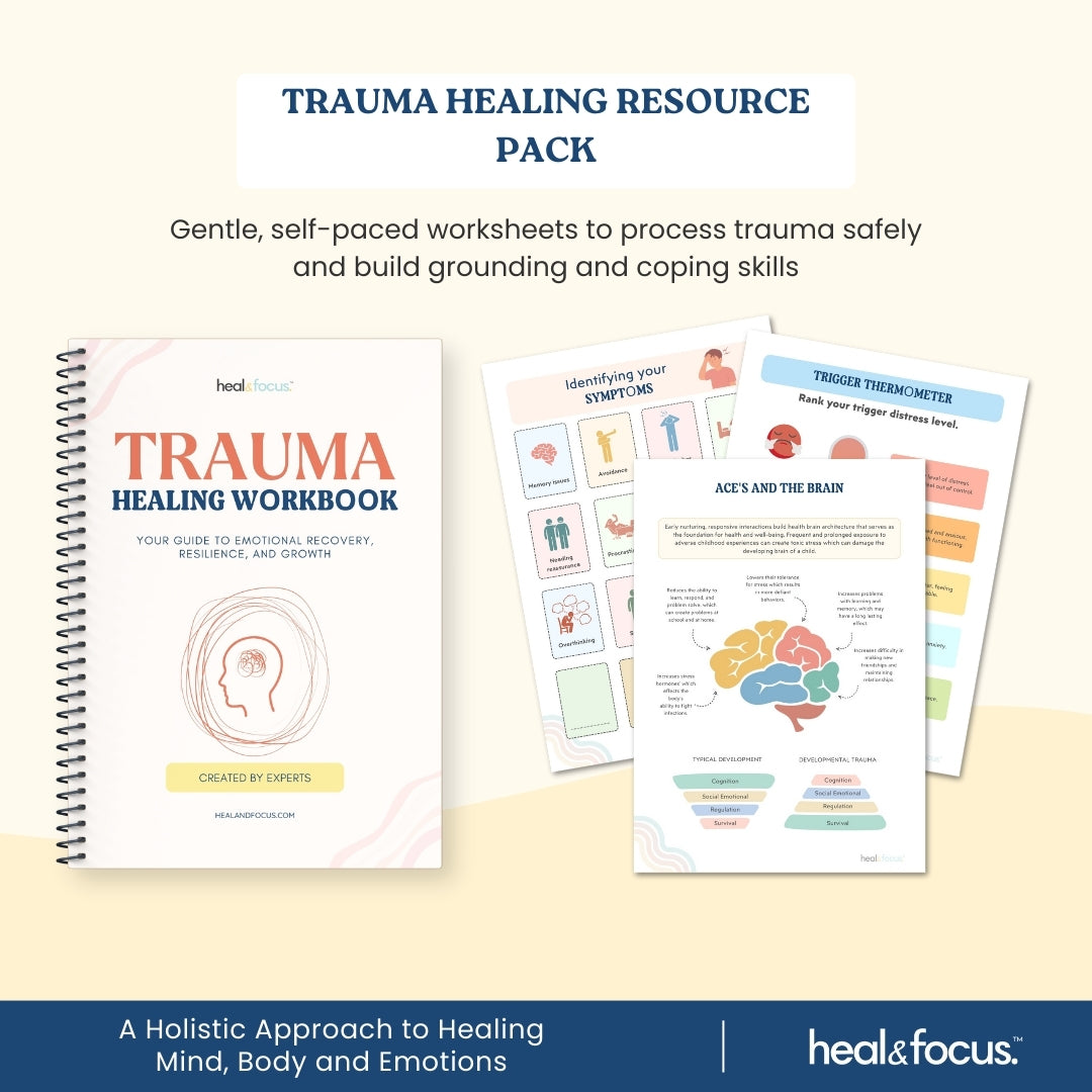 All 5 Therapist-Approved Workbooks for Lasting Emotional Relief, Resilience, Heal, Rebuild & Thrive | The Healing & Recovery Bundle