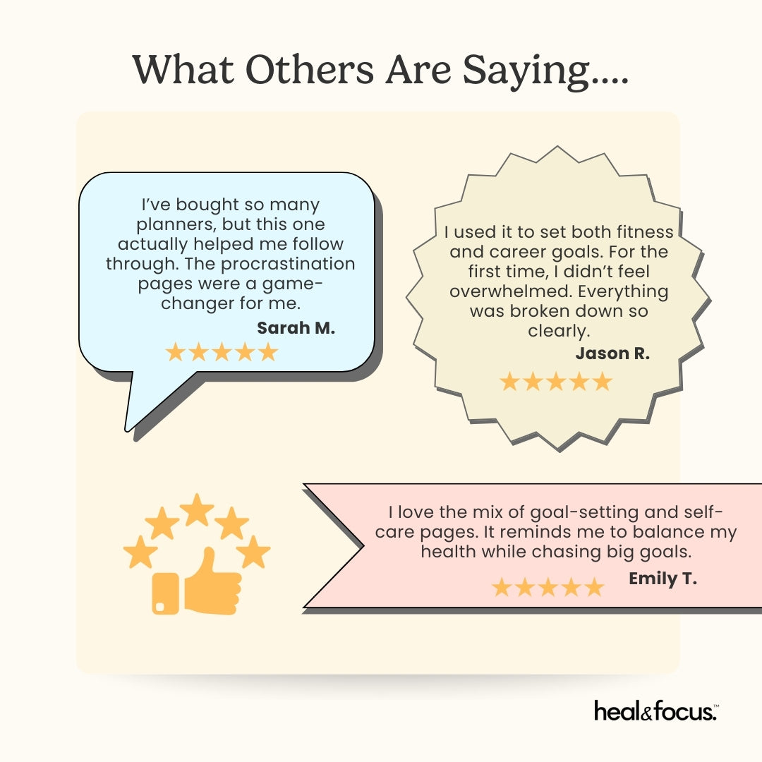 Ultimate Goal Setting Workbook Bundle – Conquer Procrastination & Achieve More