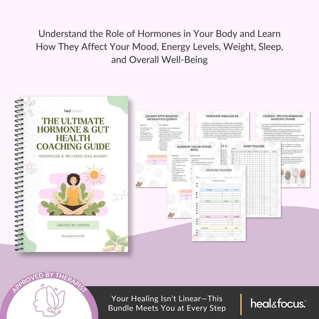 The Self-Growth & Wellness Bundle | 5 Holistic Workbooks for Mind-Body-Spirit Healing & Lasting Self-Compassion