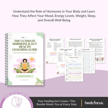 The Self-Growth & Wellness Bundle | 5 Holistic Workbooks for Mind-Body-Spirit Healing & Lasting Self-Compassion