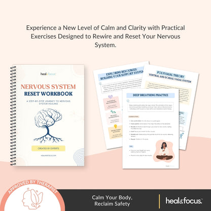 5 Workbooks in 1 Bundle - The Calm & Clarity Bundle | Workbooks, Worksheets, Planner, Journal - Therapy, Tools for Instant Relief, Ease Anxiety, Rebuild Resilience, Emotional Balance, Rest & Inner Balance