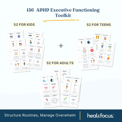 The Ultimate ADHD Executive Functioning Toolkit – Therapist-Designed Tools to Help Your Child Master Focus, Emotions & Daily Life