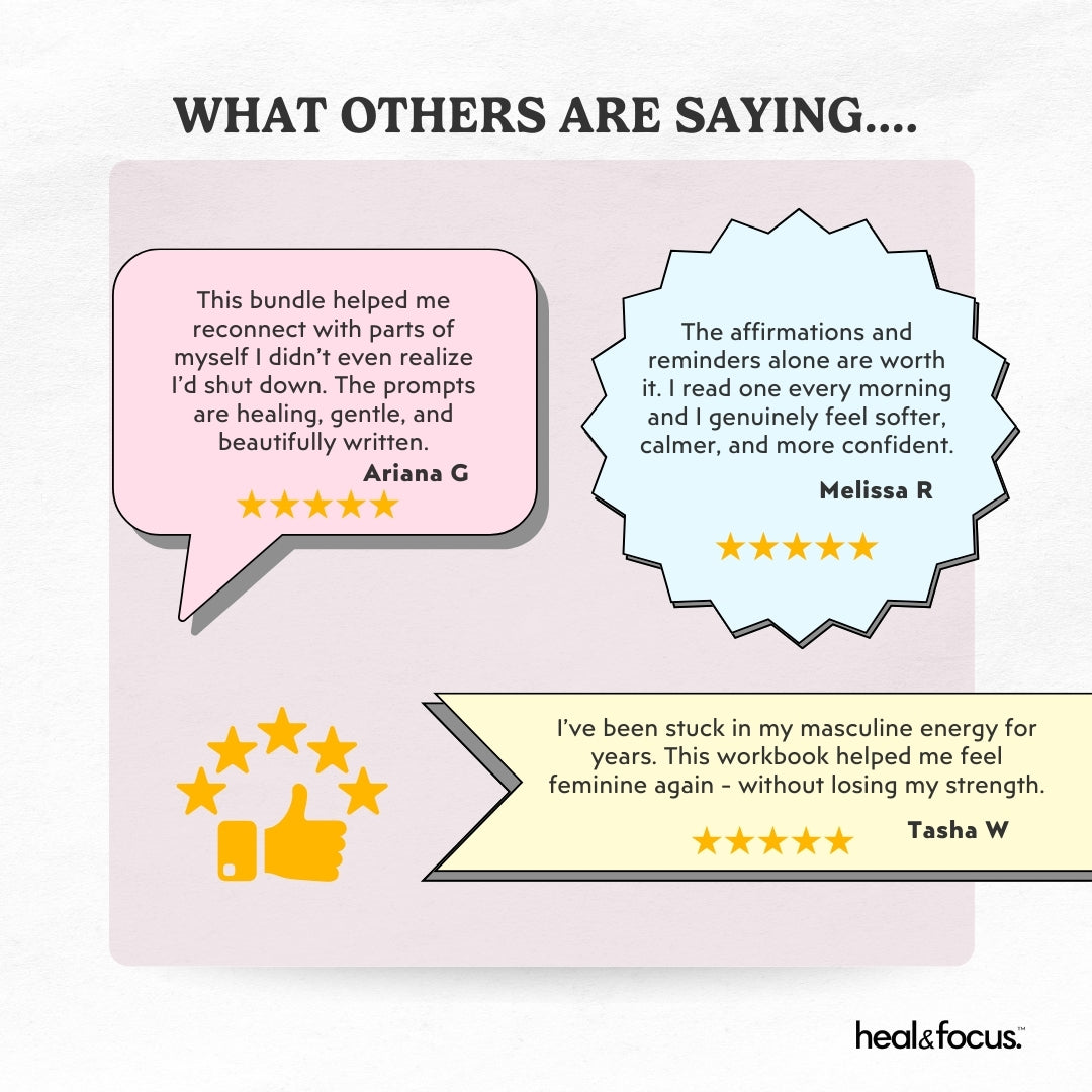 Feminine Energy Workbook Bundle – Unlock Your Divine Feminine Flow