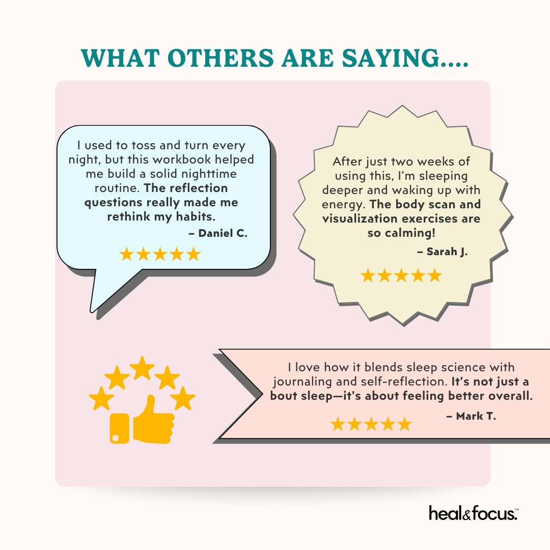 Sleep Hygiene Workbook – Build Restful Routines & Sleep Better Naturally