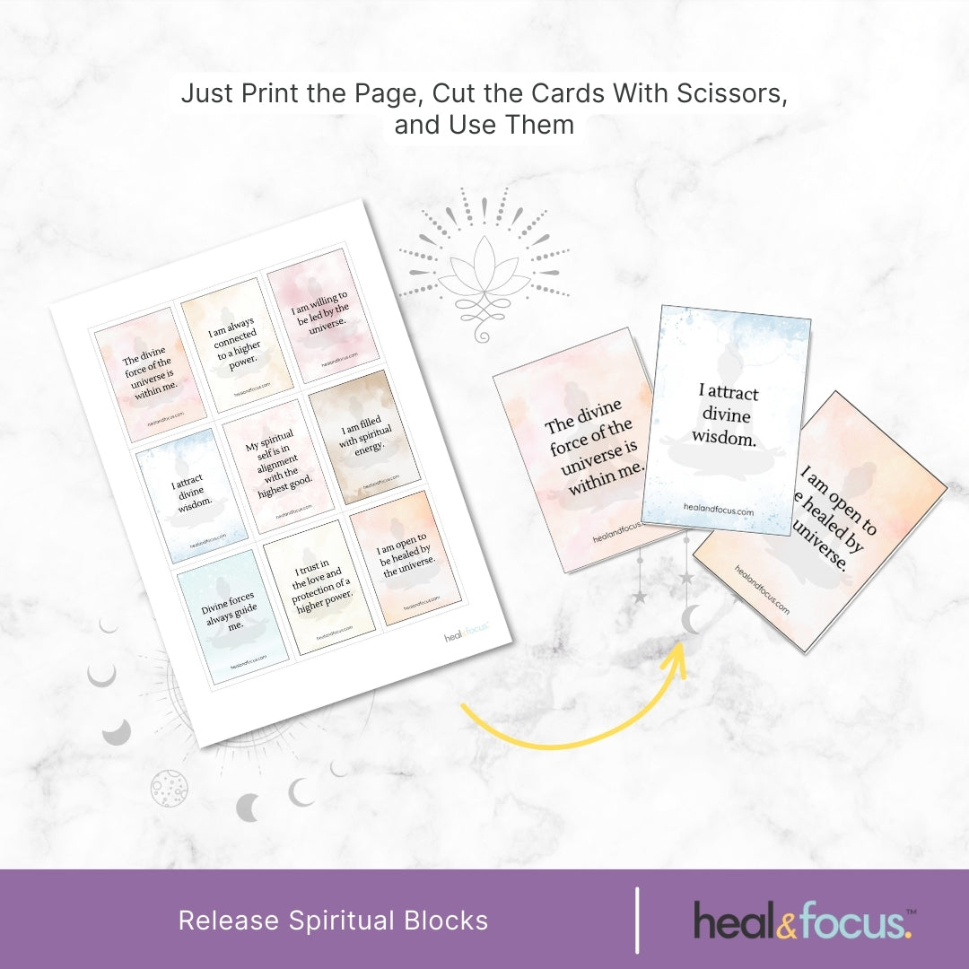 Spirituality Workbook Bundle – Release Spiritual Blocks & Awaken Your Soul