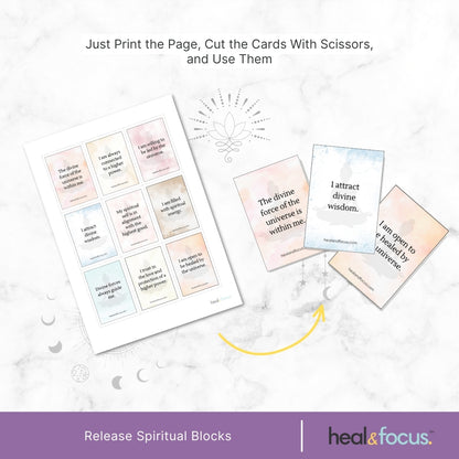 Spirituality Workbook Bundle – Release Spiritual Blocks & Awaken Your Soul