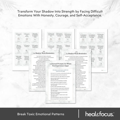 Shadow Workbook Bundle – Understand Your Triggers & Unlock Inner Strength