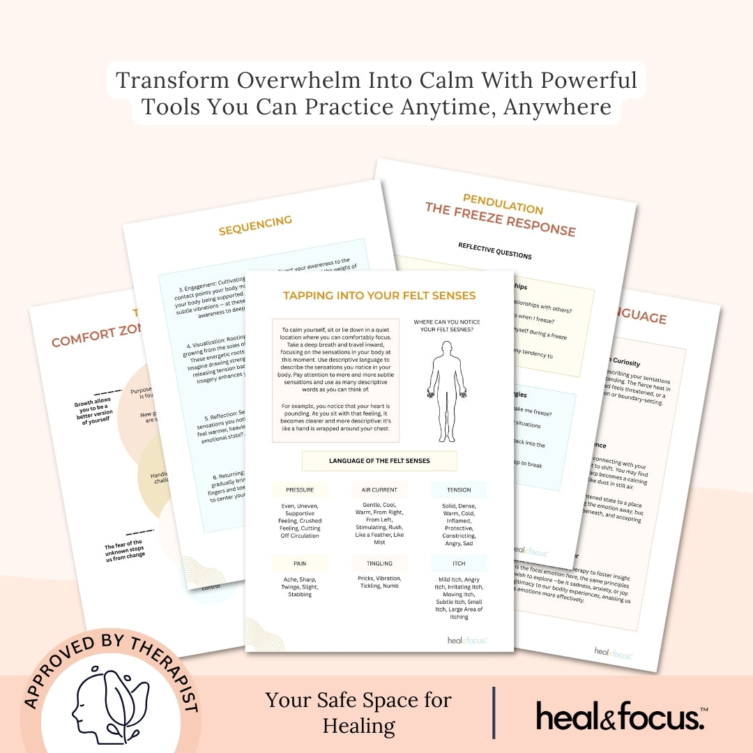 The Ultimate Somatic Therapy Workbook — Reset Anxiety, Heal Body & Mind with Grounding Tools