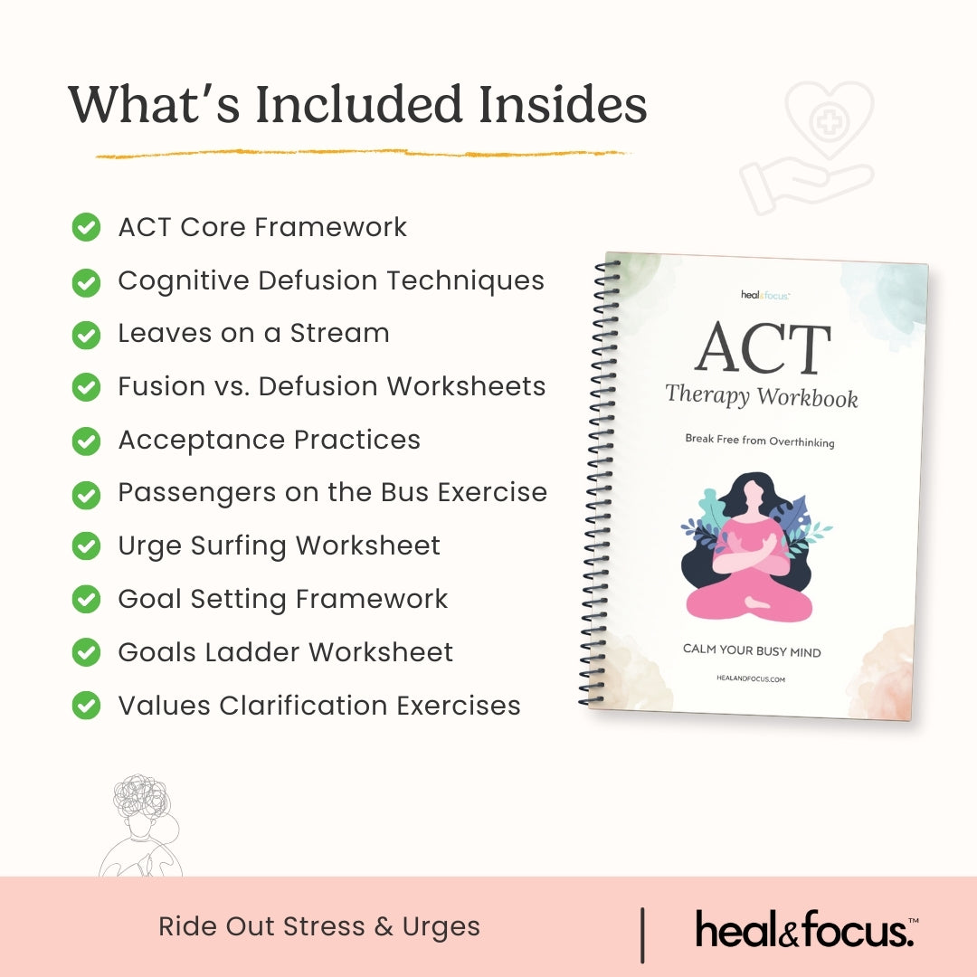 ACT Therapy Workbook – Calm Your Busy Mind