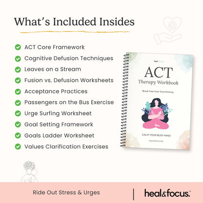 ACT Therapy Workbook – Calm Your Busy Mind