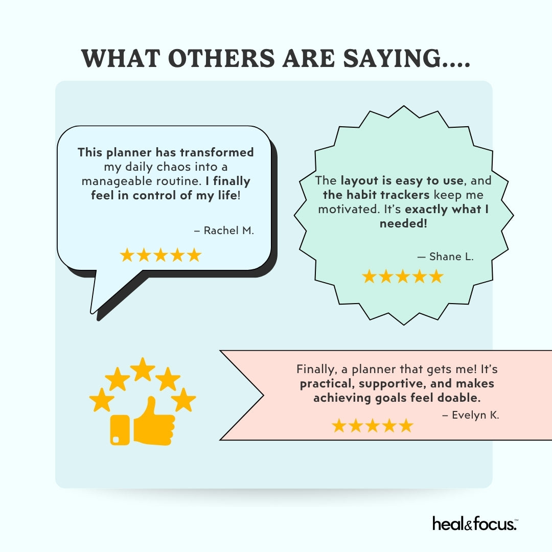 Ultimate ADHD Planner Bundle for Focus & Flow