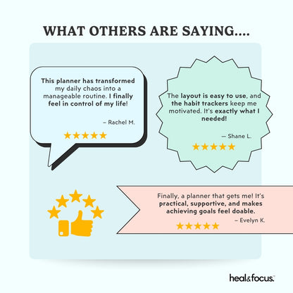 Ultimate ADHD Planner Bundle for Focus & Flow