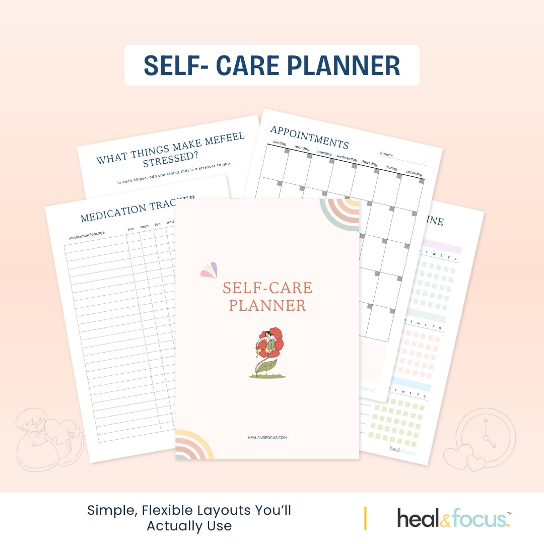 Ultimate ADHD Planner Bundle for Focus & Flow - Your Daily Compass to Productivity