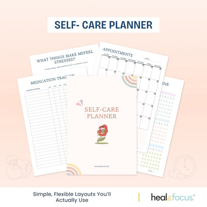 Ultimate ADHD Planner Bundle for Focus & Flow - Your Daily Compass to Productivity