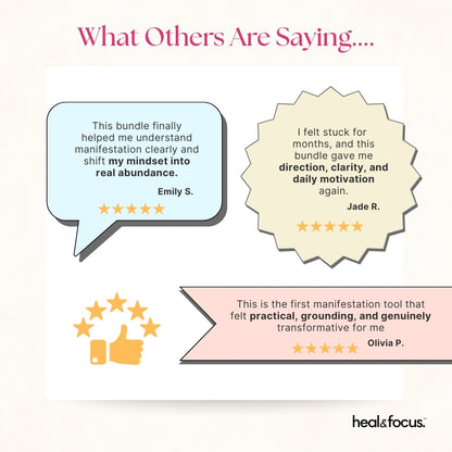 Manifestation Workbook Bundle – Align Your Thoughts, Energy & Actions