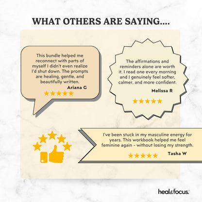 Feminine Energy Workbook Bundle – Unlock Your Divine Feminine Flow