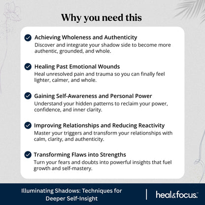 The Inner Healing Shadow Work Journal – 270+ Prompts for Deep Self-Discovery