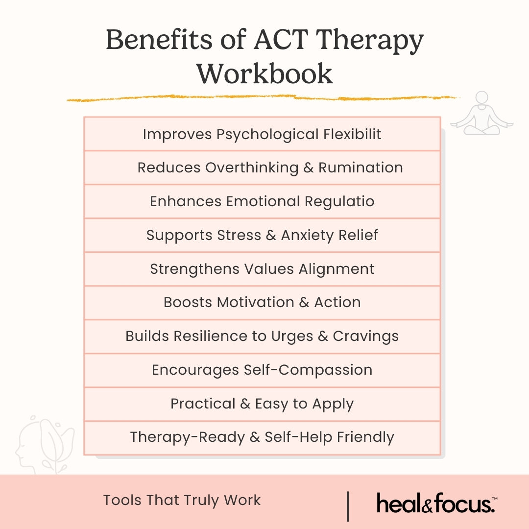 ACT Therapy Workbook – Calm Your Busy Mind