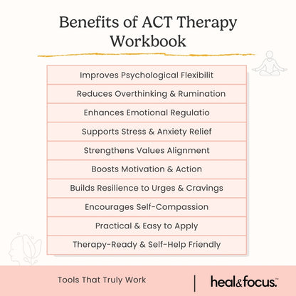 ACT Therapy Workbook – Calm Your Busy Mind
