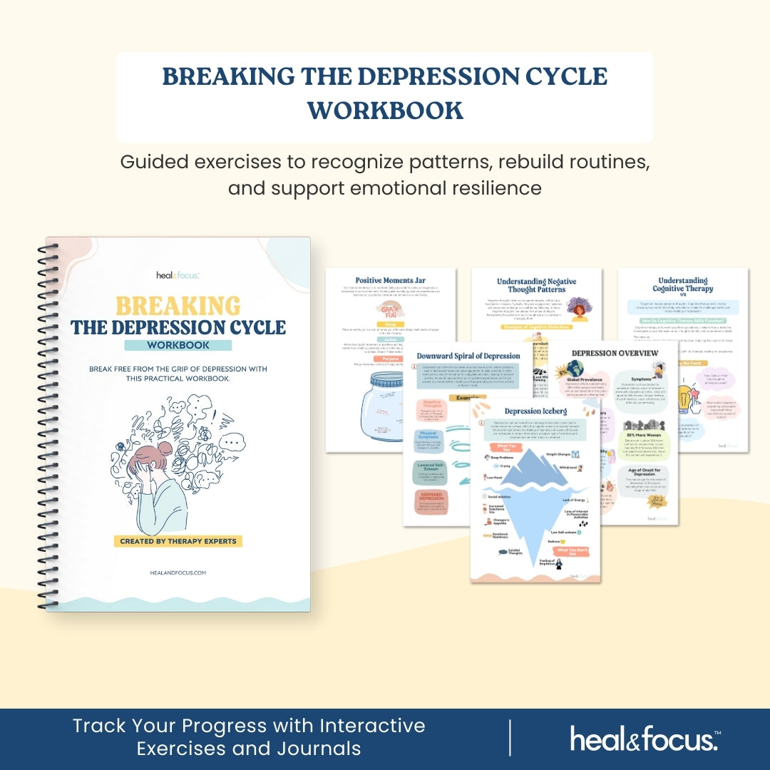 All 5 Therapist-Approved Workbooks for Lasting Emotional Relief, Resilience, Heal, Rebuild & Thrive | The Healing & Recovery Bundle