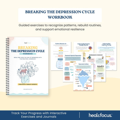 All 5 Therapist-Approved Workbooks for Lasting Emotional Relief, Resilience, Heal, Rebuild & Thrive | The Healing & Recovery Bundle