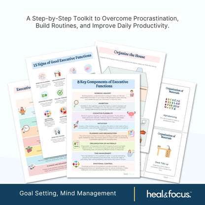 The Ultimate ADHD Executive Functioning Toolkit – Therapist-Designed Tools to Help Your Child Master Focus, Emotions & Daily Life