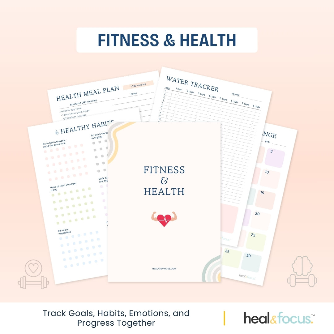 Ultimate ADHD Planner Bundle for Focus & Flow - Your Daily Compass to Productivity