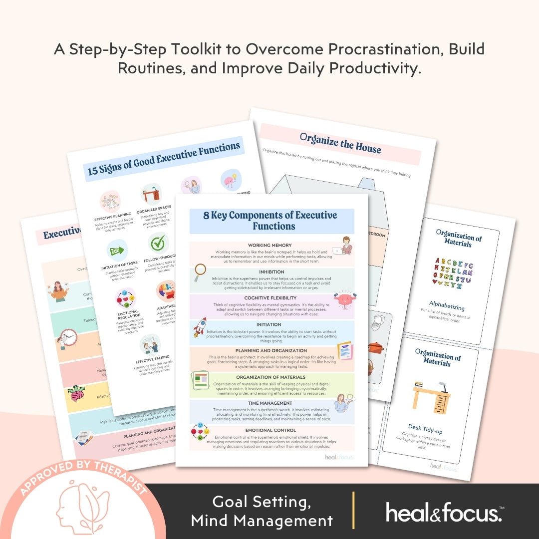 ADHD Executive Functioning Toolkit – Tools for Daily Focus