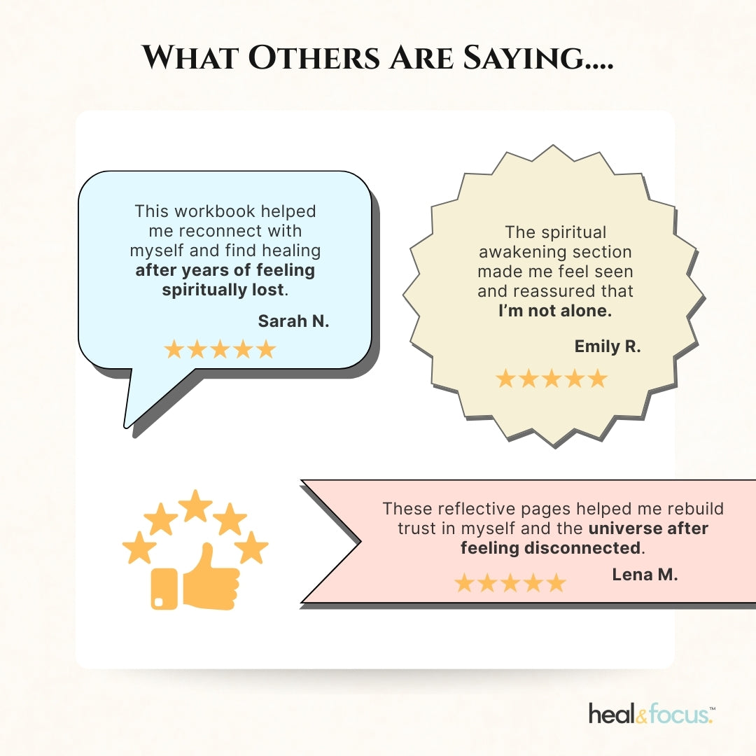 Spirituality Workbook Bundle – Release Spiritual Blocks & Awaken Your Soul