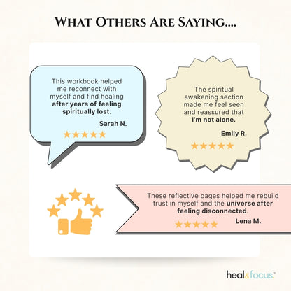 Spirituality Workbook Bundle – Release Spiritual Blocks & Awaken Your Soul