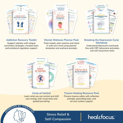 The Heal & Focus Whole Shop Bundle ✨| All-Access Website Bundle | Your One-Stop Shop for Self-Improvement and Healing!