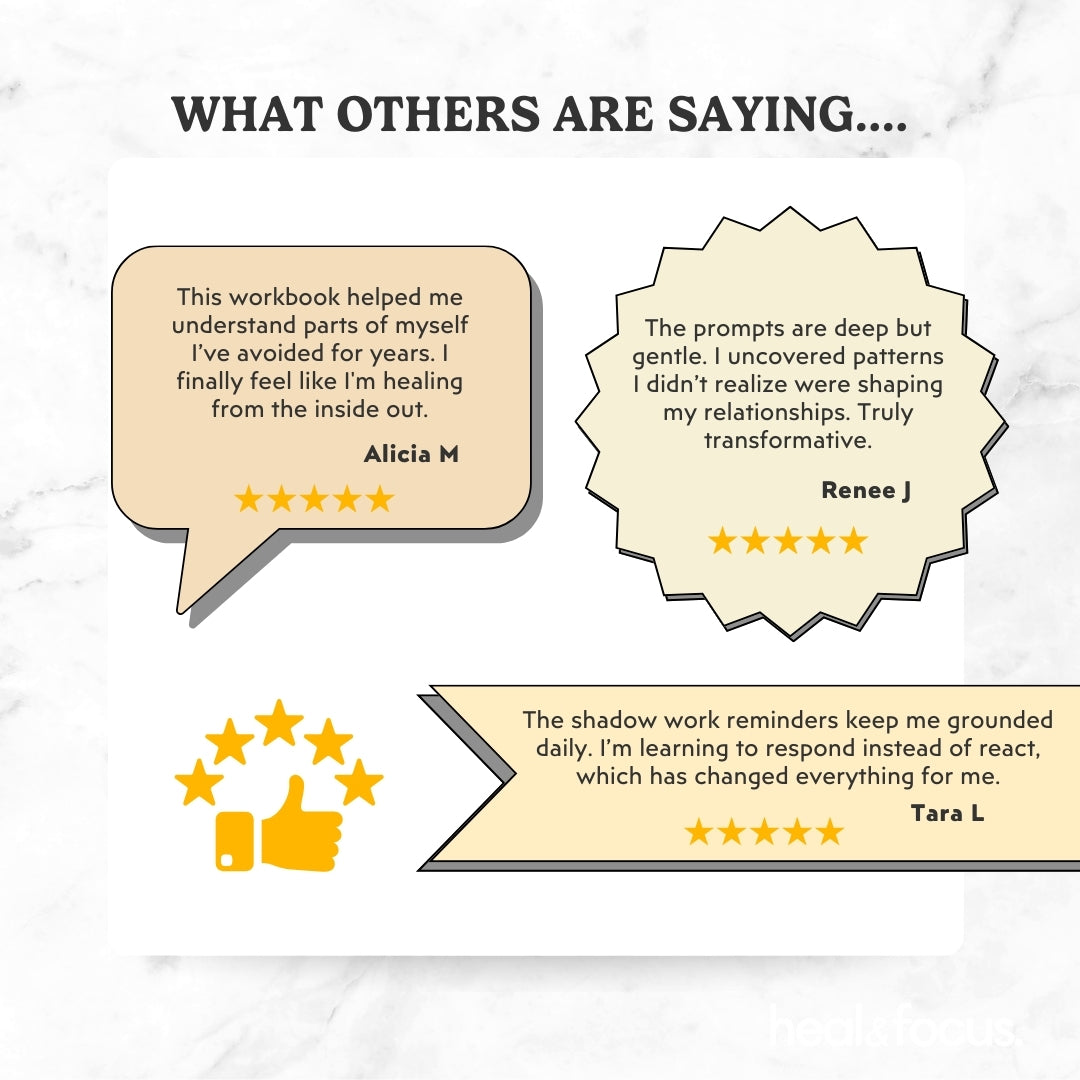 Shadow Workbook Bundle – Understand Your Triggers & Unlock Inner Strength