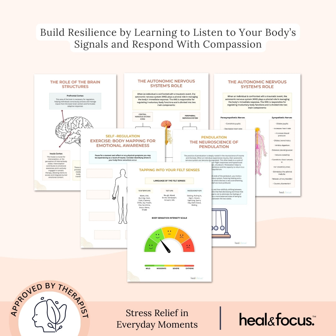 The Ultimate Somatic Therapy Workbook — Reset Anxiety, Heal Body & Mind with Grounding Tools