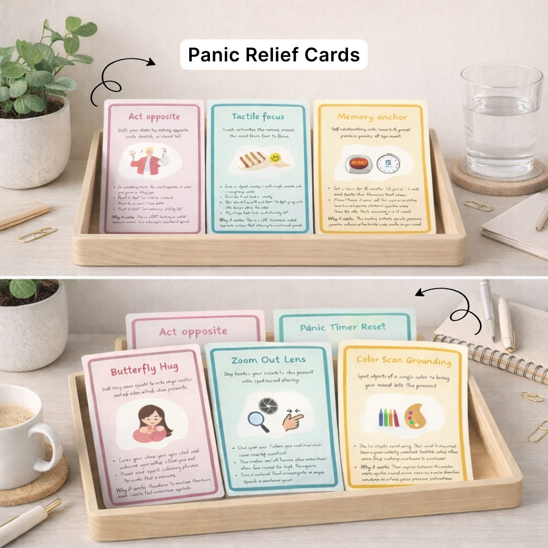 The Ultimate Panic Attack Relief Bundle – Cards & Worksheets for Calm, Control & Confidence
