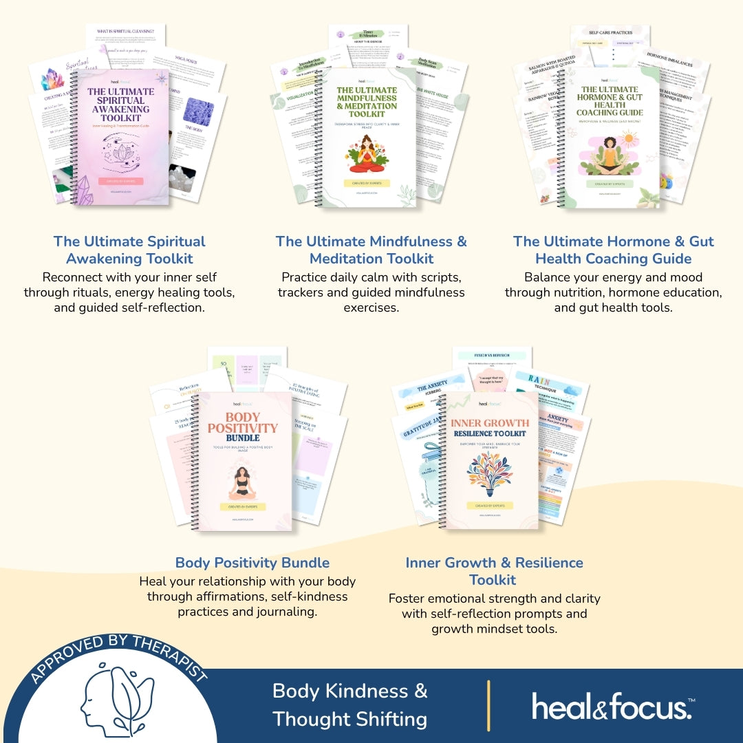 The Heal & Focus Whole Shop Bundle ✨| All-Access Website Bundle | Your One-Stop Shop for Self-Improvement and Healing!