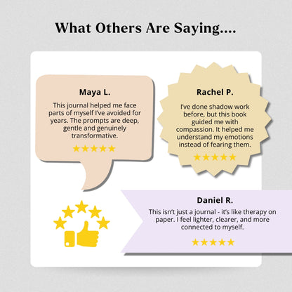 The Inner Healing Shadow Work Journal – 270+ Prompts for Deep Self-Discovery