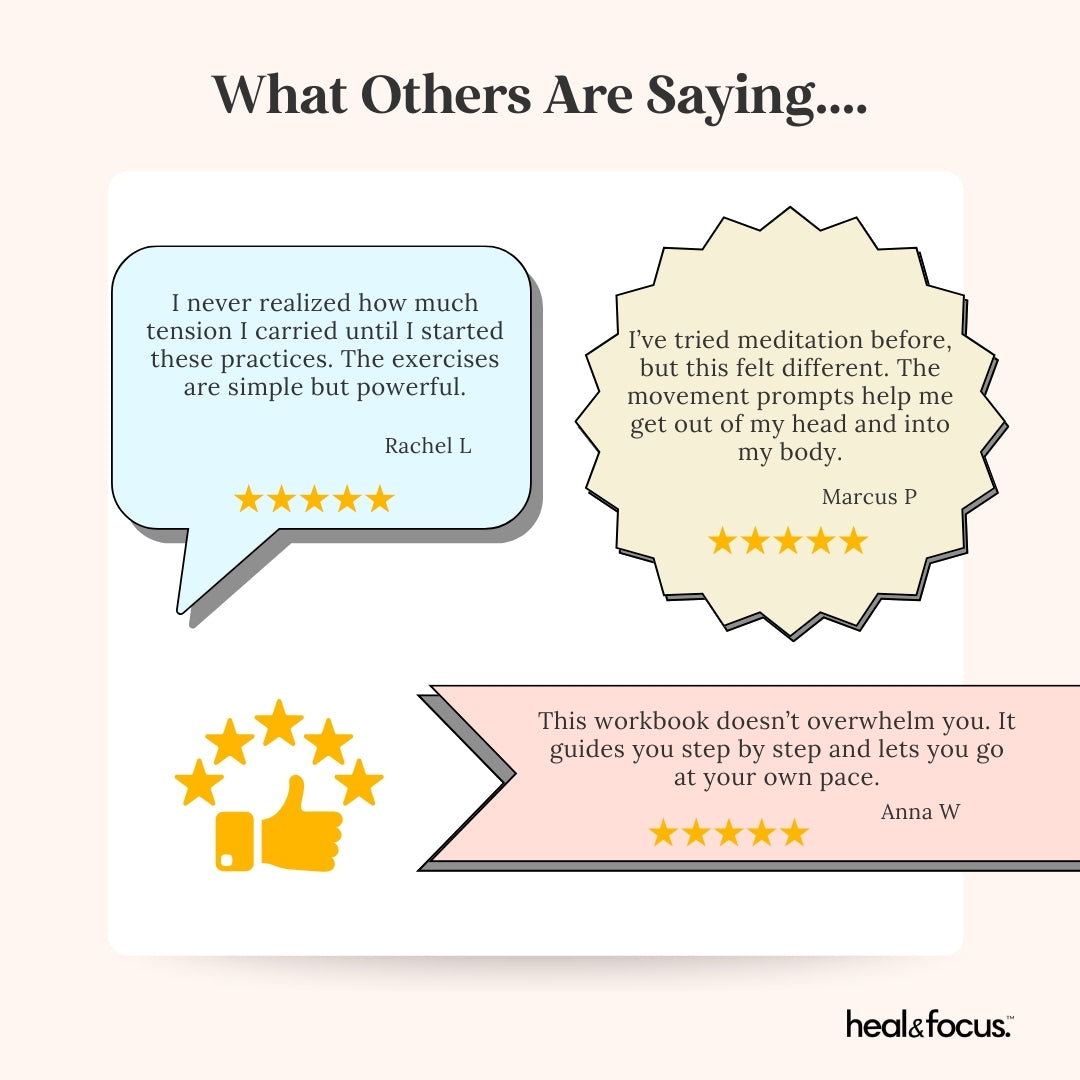 The Ultimate Somatic Therapy Workbook — Reset Anxiety, Heal Body & Mind with Grounding Tools