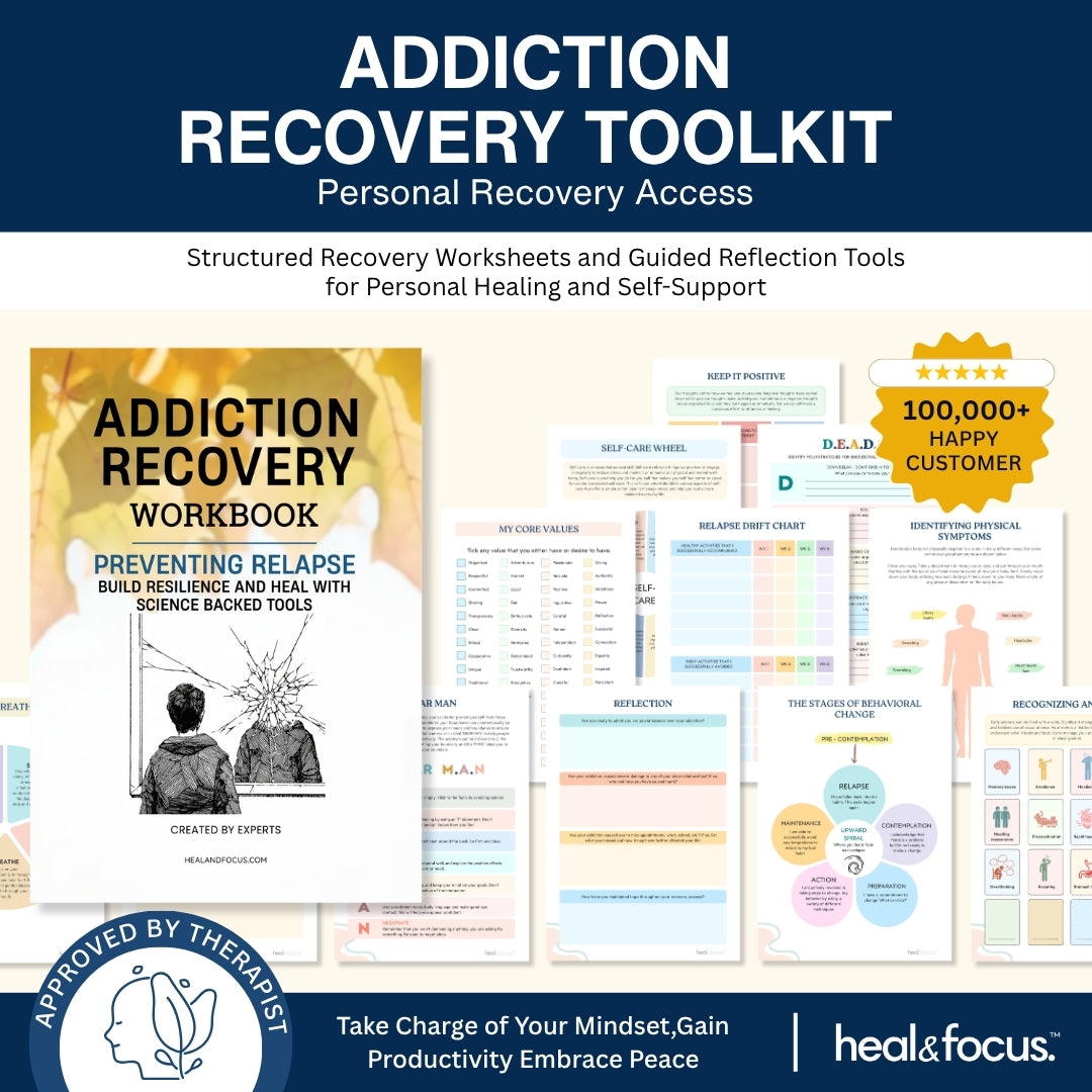 The Complete Addiction Recovery Workbook: A Structured Healing & Relapse Prevention System