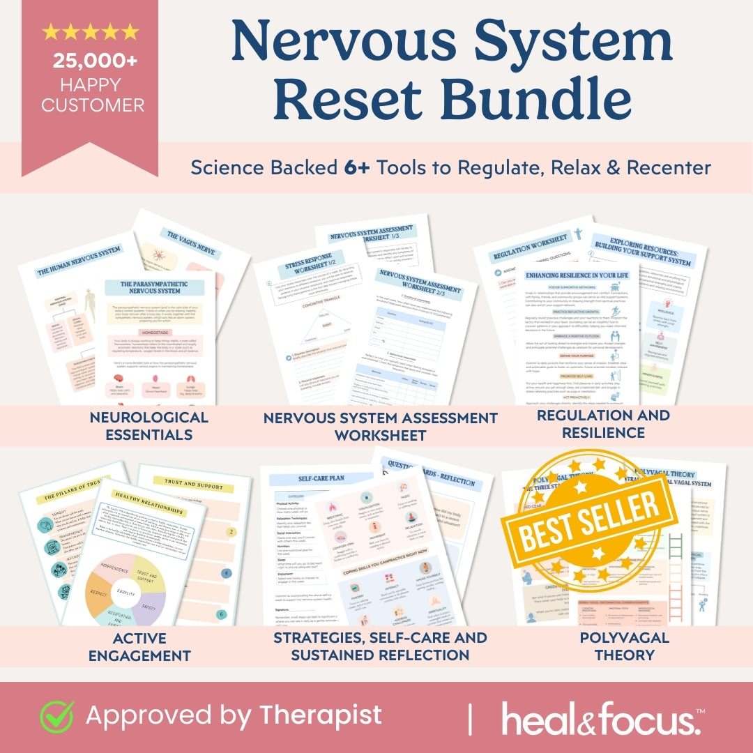 Ultimate Nervous System Reset Bundle | Workbooks for Calm, Balance & Self-Regulation
