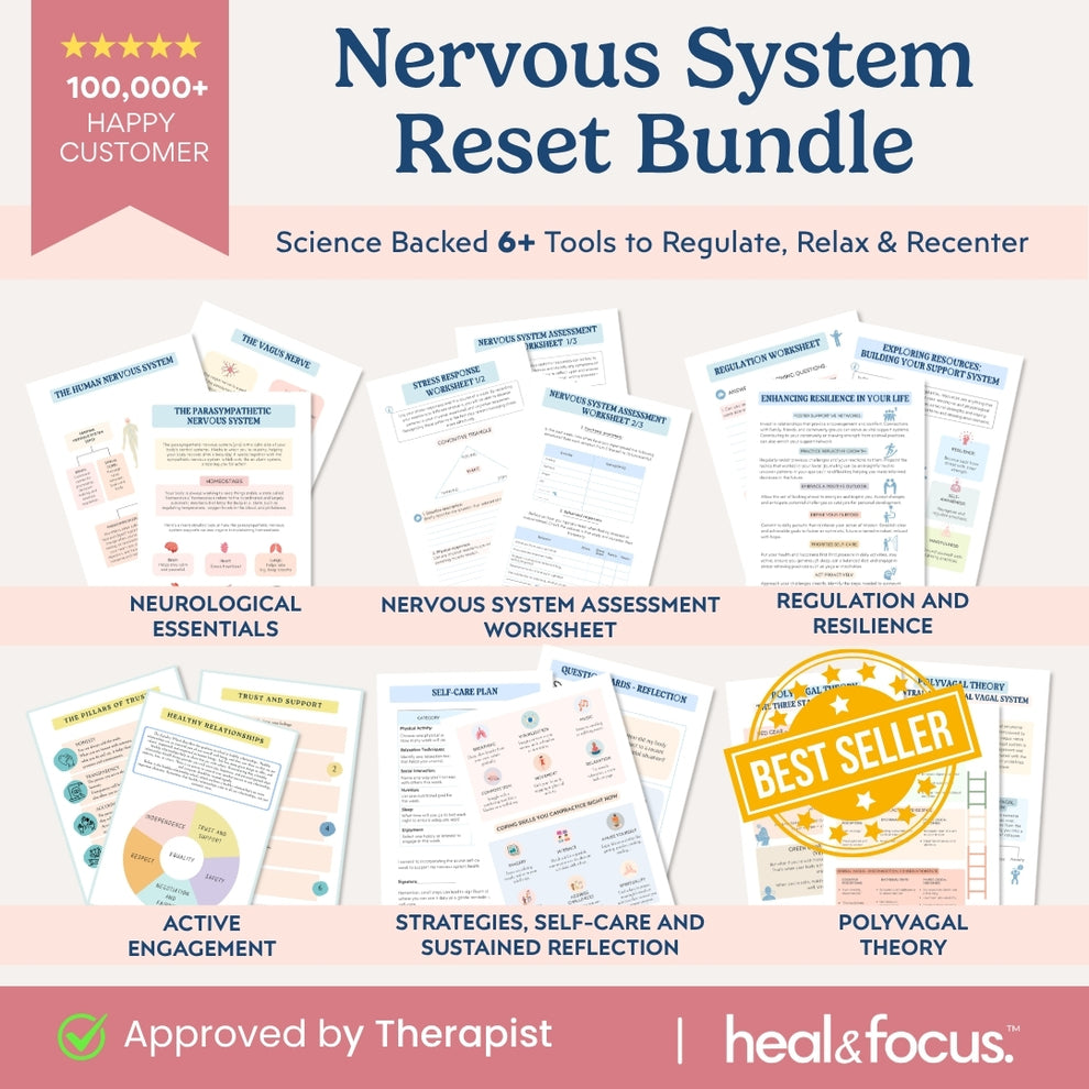 Ultimate Nervous System Reset Bundle | Workbooks for Calm, Balance & S ...