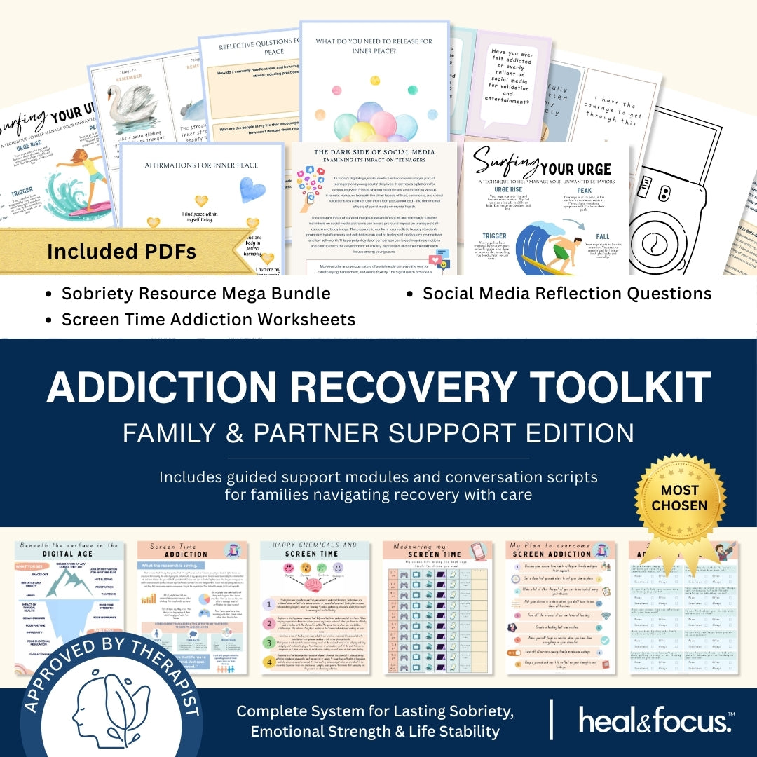 The Complete Addiction Recovery Workbook: A Structured Healing & Relapse Prevention System