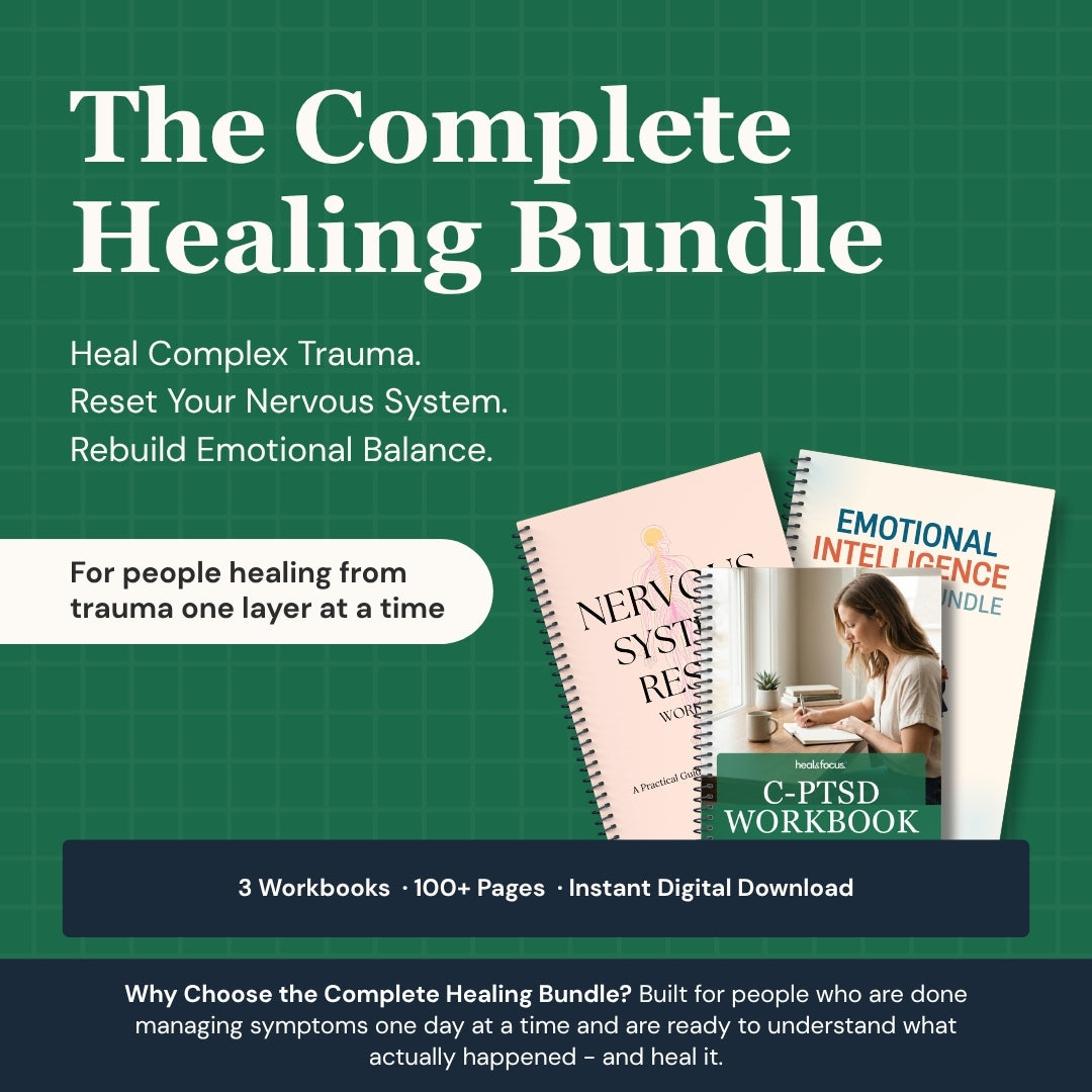 C-PTSD Healing Collection | Choose Your Level — Workbook, Bundle, or Complete System