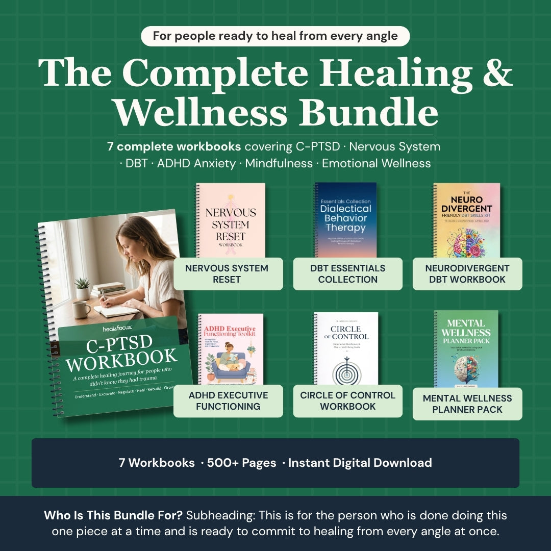 C-PTSD Healing Collection | Choose Your Level — Workbook, Bundle, or Complete System