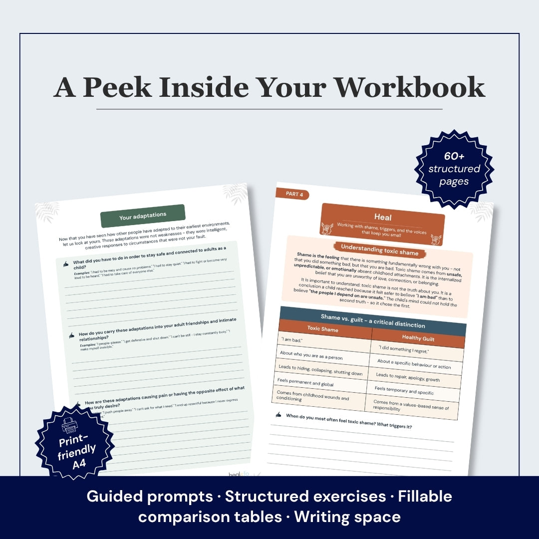 C-PTSD Healing Collection | Choose Your Level — Workbook, Bundle, or Complete System