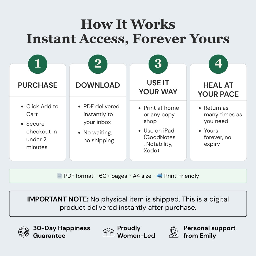 C-PTSD Healing Collection | Choose Your Level — Workbook, Bundle, or Complete System