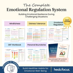Neurodivergent-Friendly DBT Skills Workbook: Coping Skills for Anger, Anxiety & Overwhelm in ADHD and Autistic Adults
