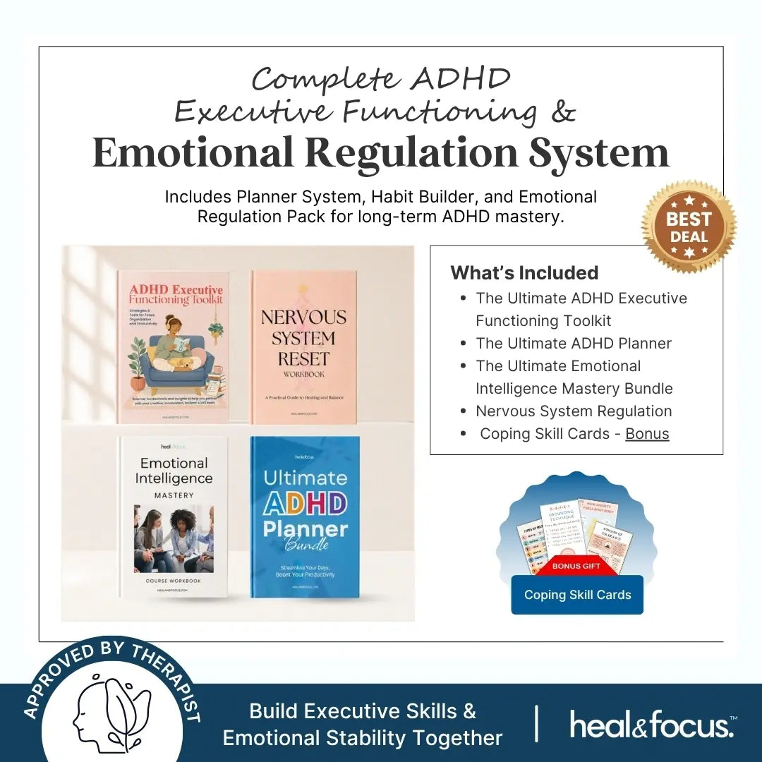The Ultimate ADHD Executive Functioning Toolkit – Therapist-Designed Tools to Help Your Child Master Focus, Emotions & Daily Life